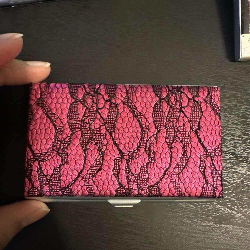 Profusion Eye Shadow Palette 12 Shimmer Shades w/ Mirror - PINK Business Case